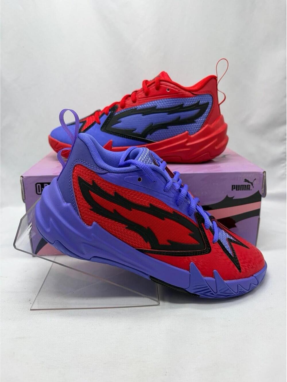 Puma Scoot 1 PRED Jr Dark Amethyst Red Youth Size 5Y Basketball Shoes